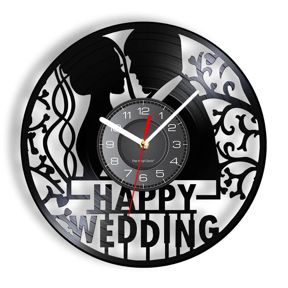 Horloge Murale Cœur Romantique