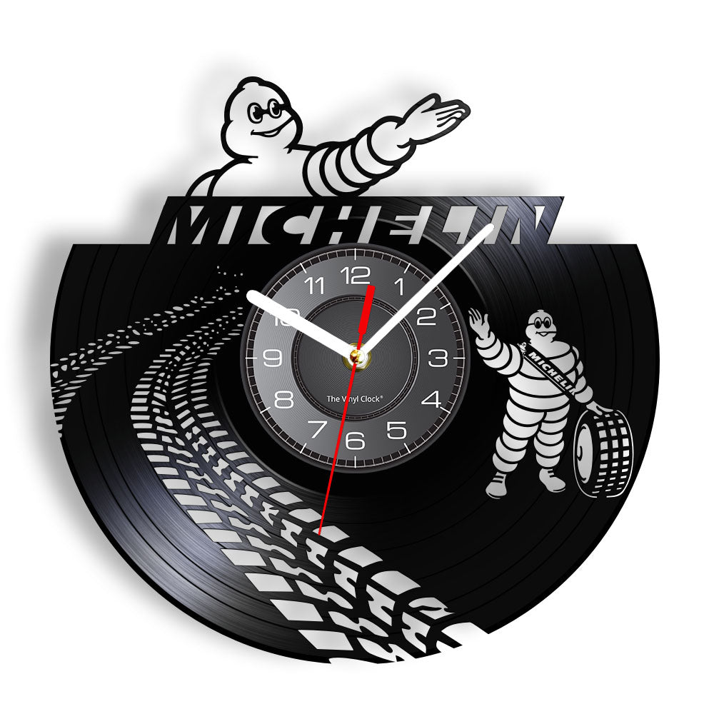 Horloge Murale Pneu Vinyle