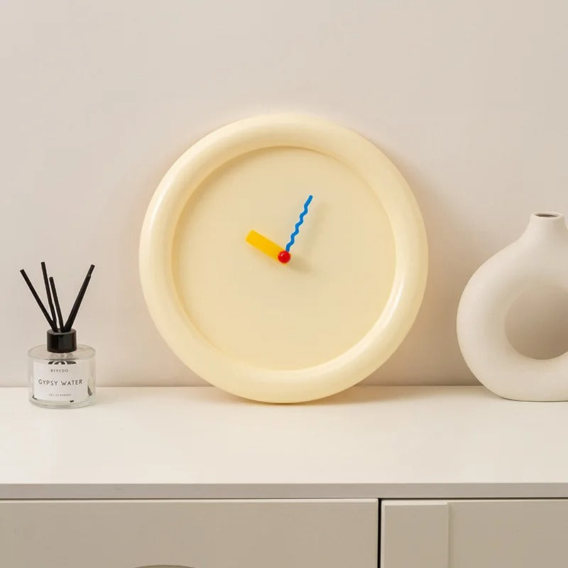 Horloge Murale Bleu Design