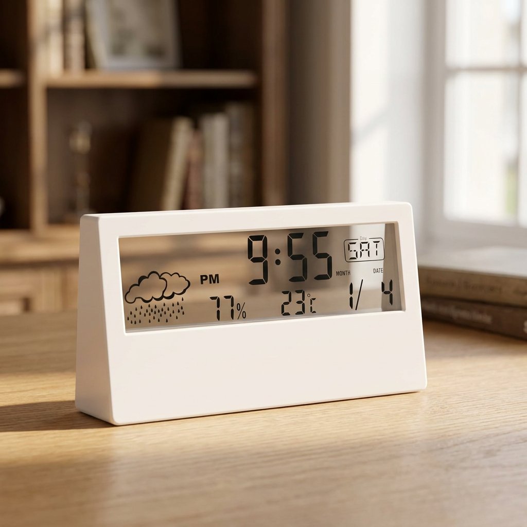Horloge À Poser Digitale Météo