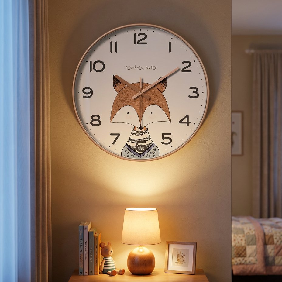 Horloge Murale Animal Renard