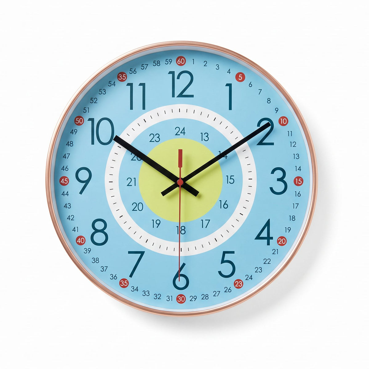 Horloge Murale Apprentissage Temps