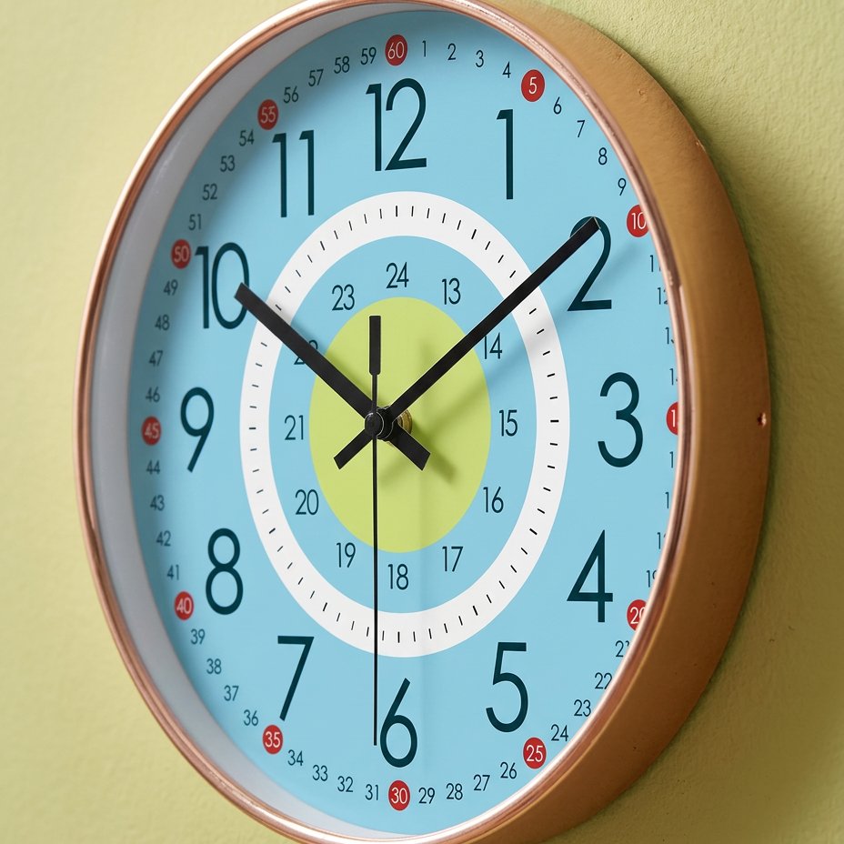 Horloge Murale Apprentissage Temps