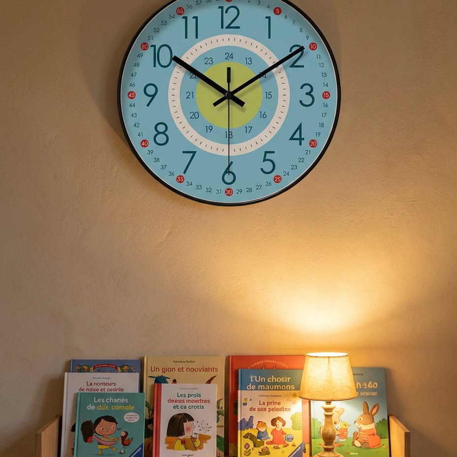 Horloge Murale Apprentissage Temps