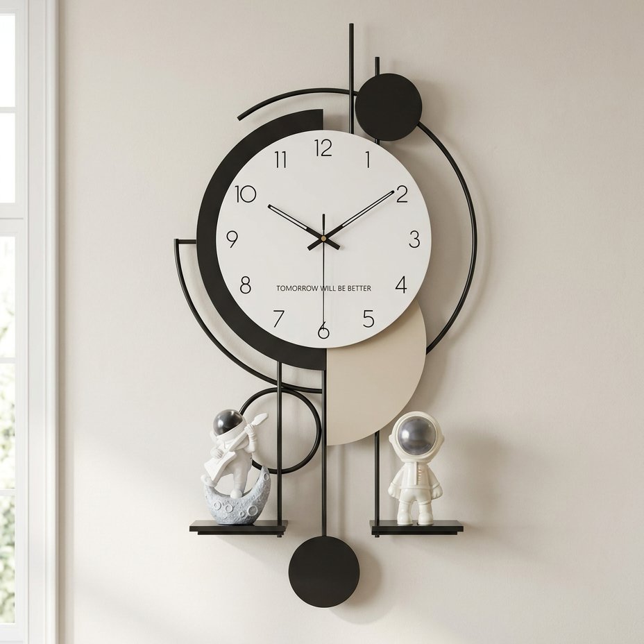 Horloge Murale Astronaute Design