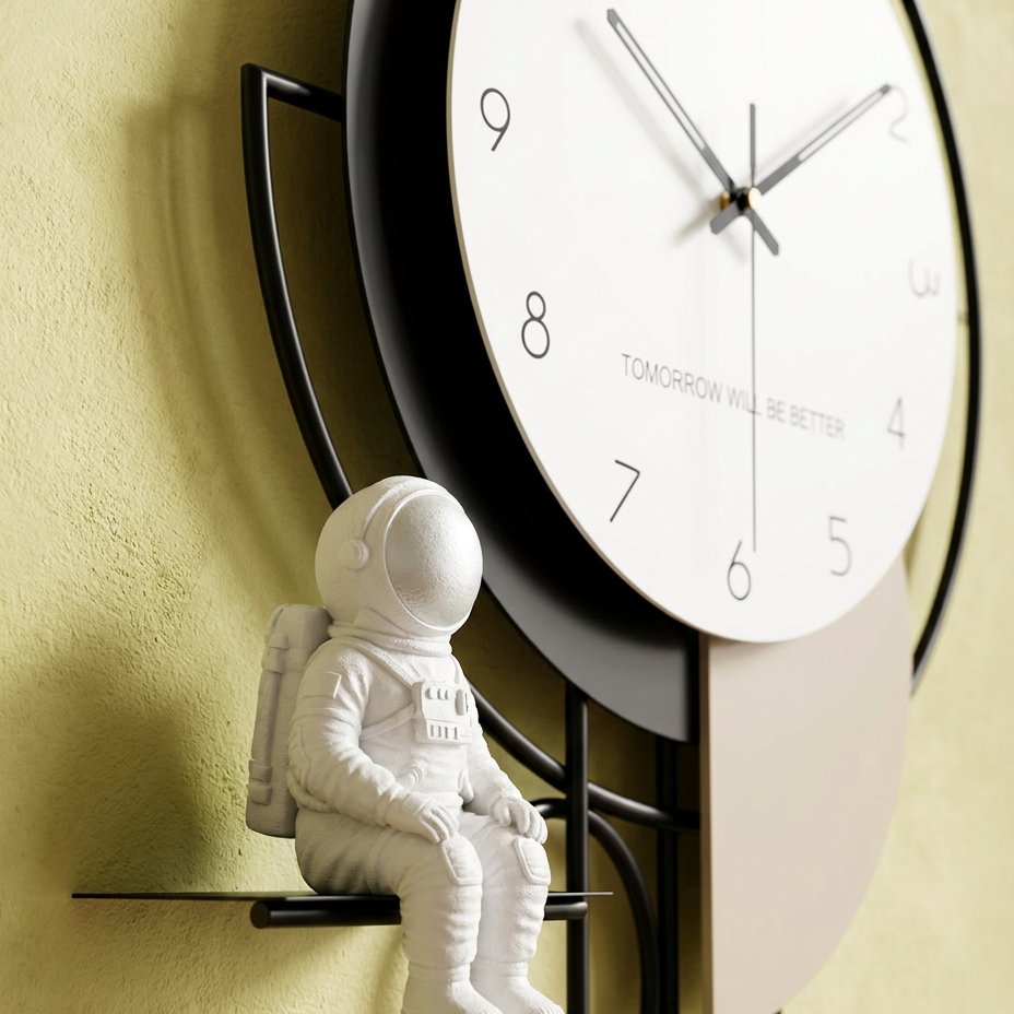 Horloge Murale Astronaute Design