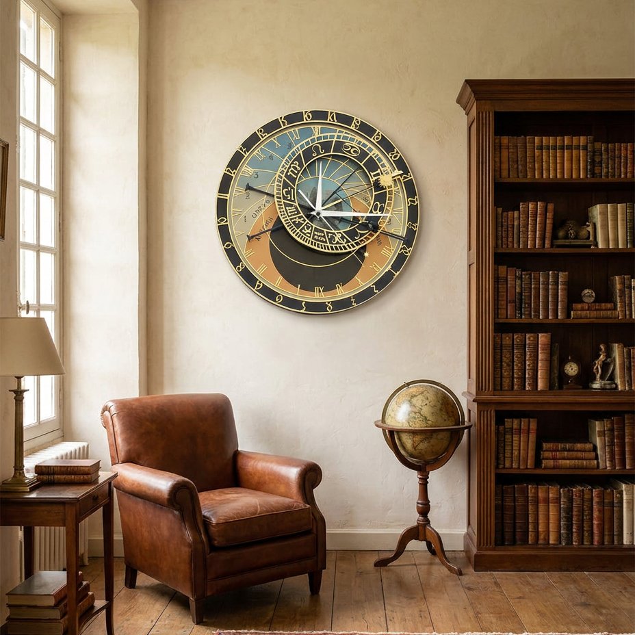 Horloge Murale Astronomique