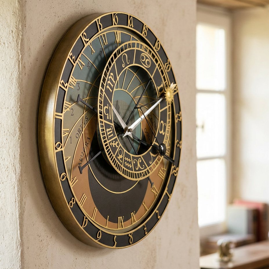 Horloge Murale Astronomique