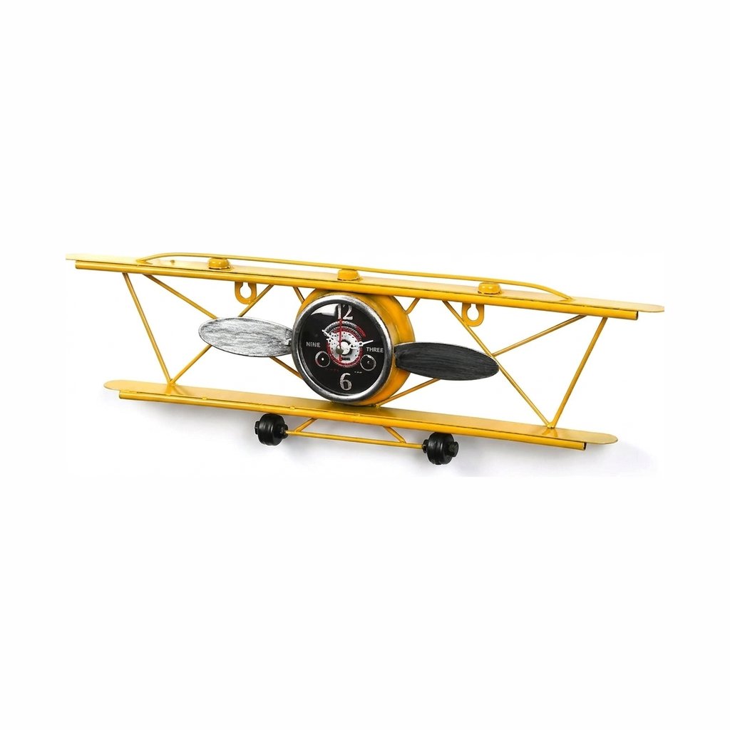 Horloge Murale Avion Vintage