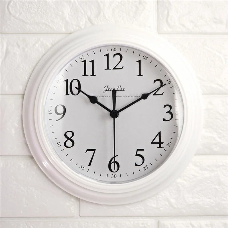 Horloge Murale Classique Blanche