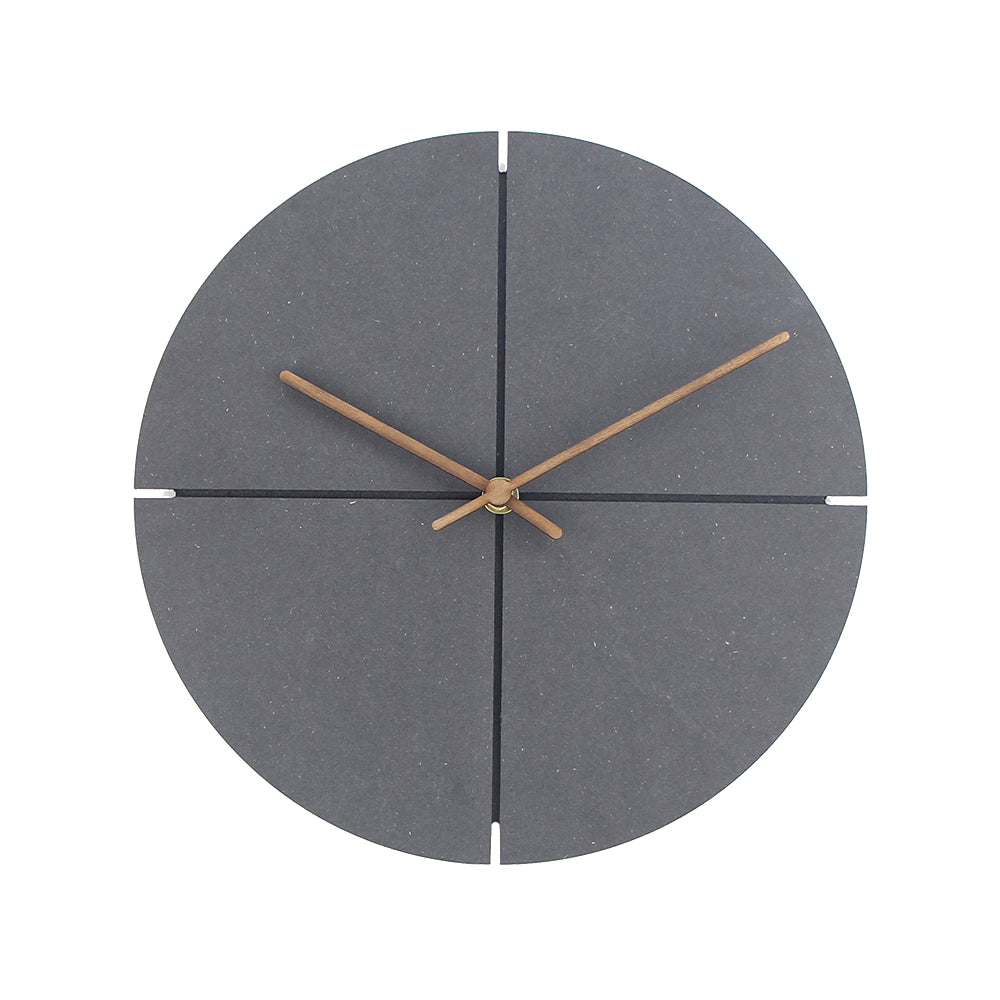 Horloge Murale Grise Mate