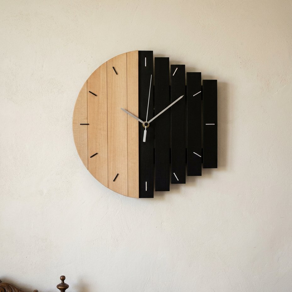Horloge Murale Bois Moderne