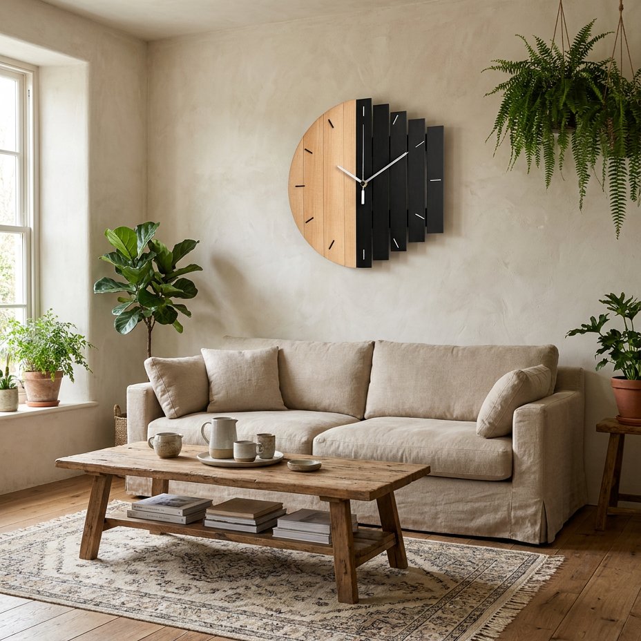 Horloge Murale Bois Moderne