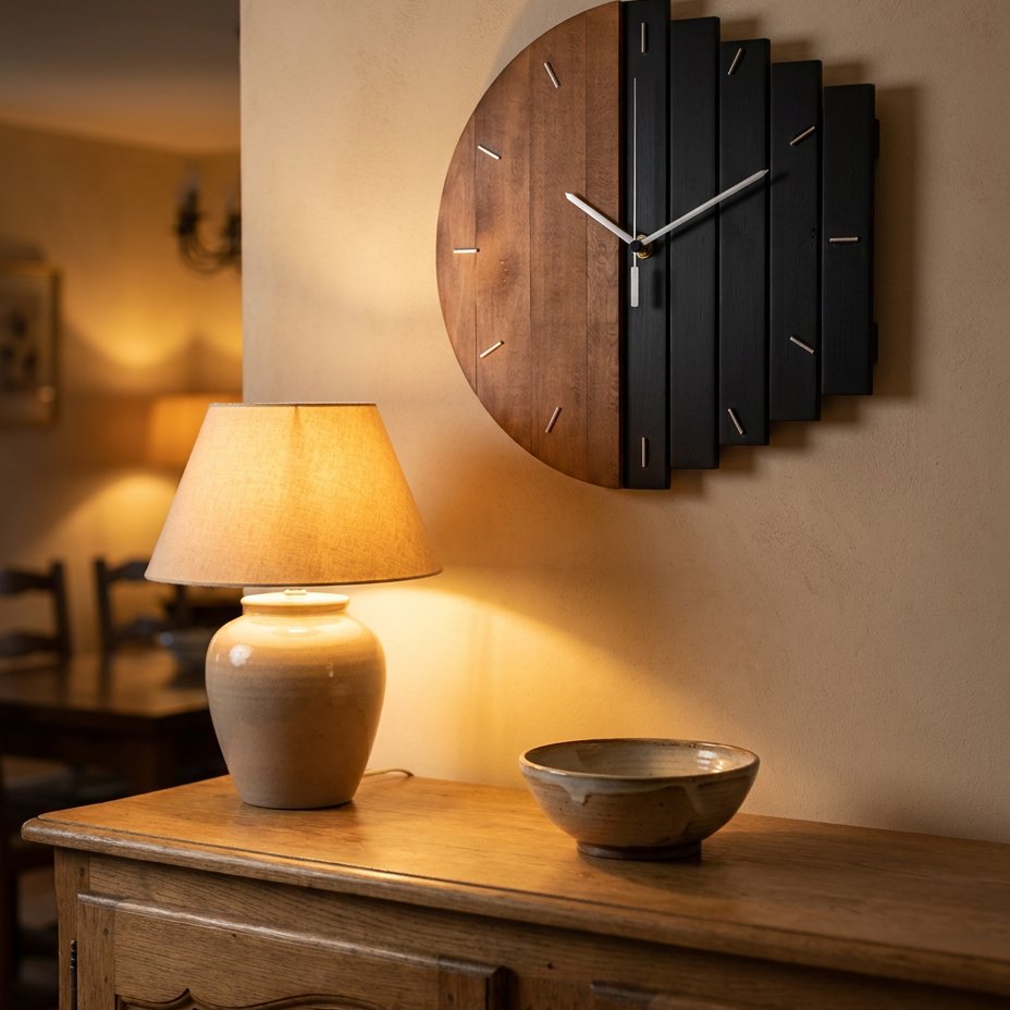 Horloge Murale Bois Moderne