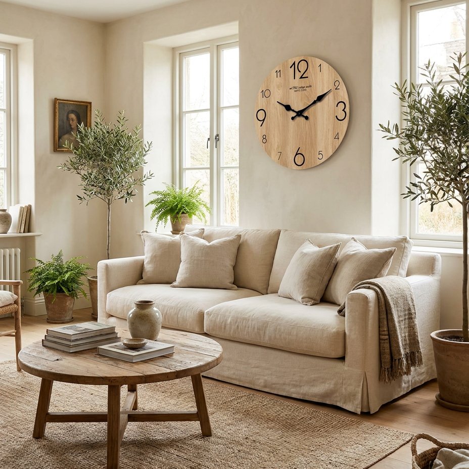 Horloge Murale Bois Nature