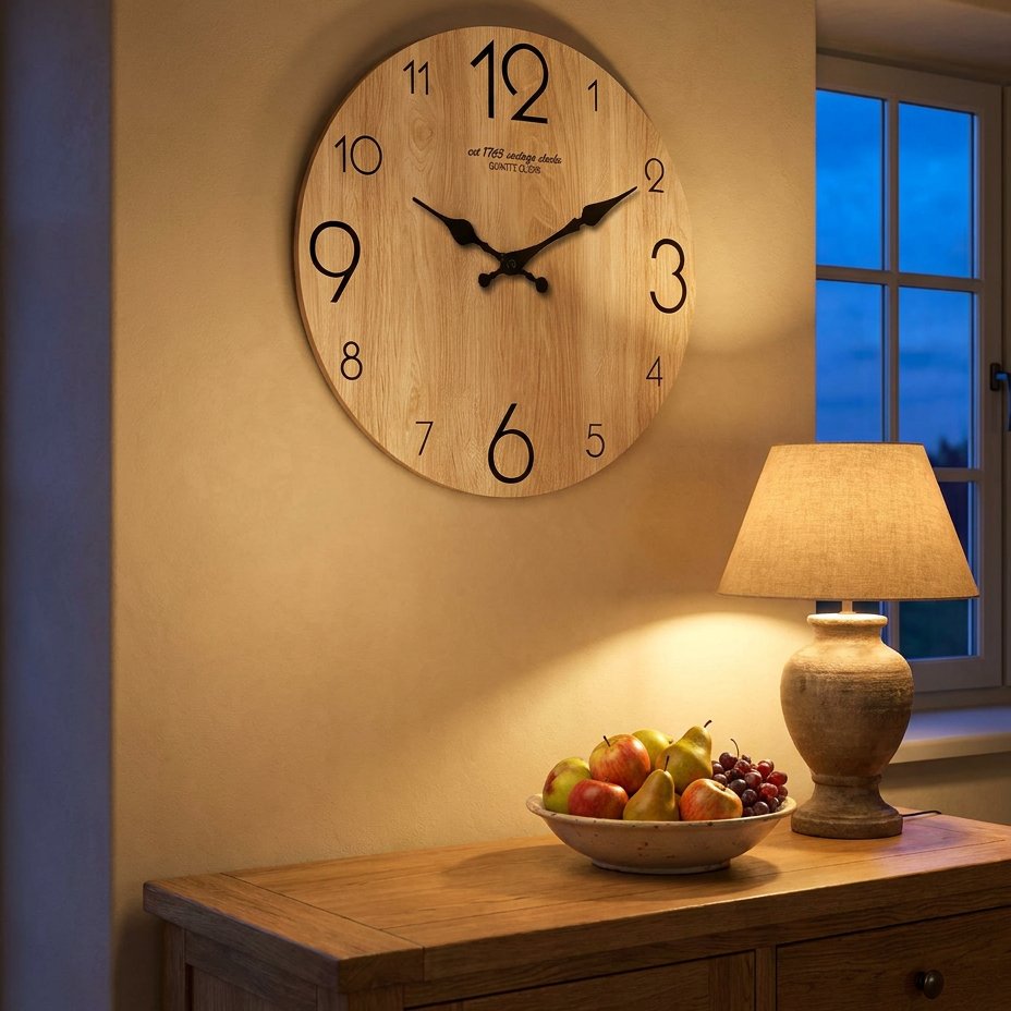 Horloge Murale Bois Nature
