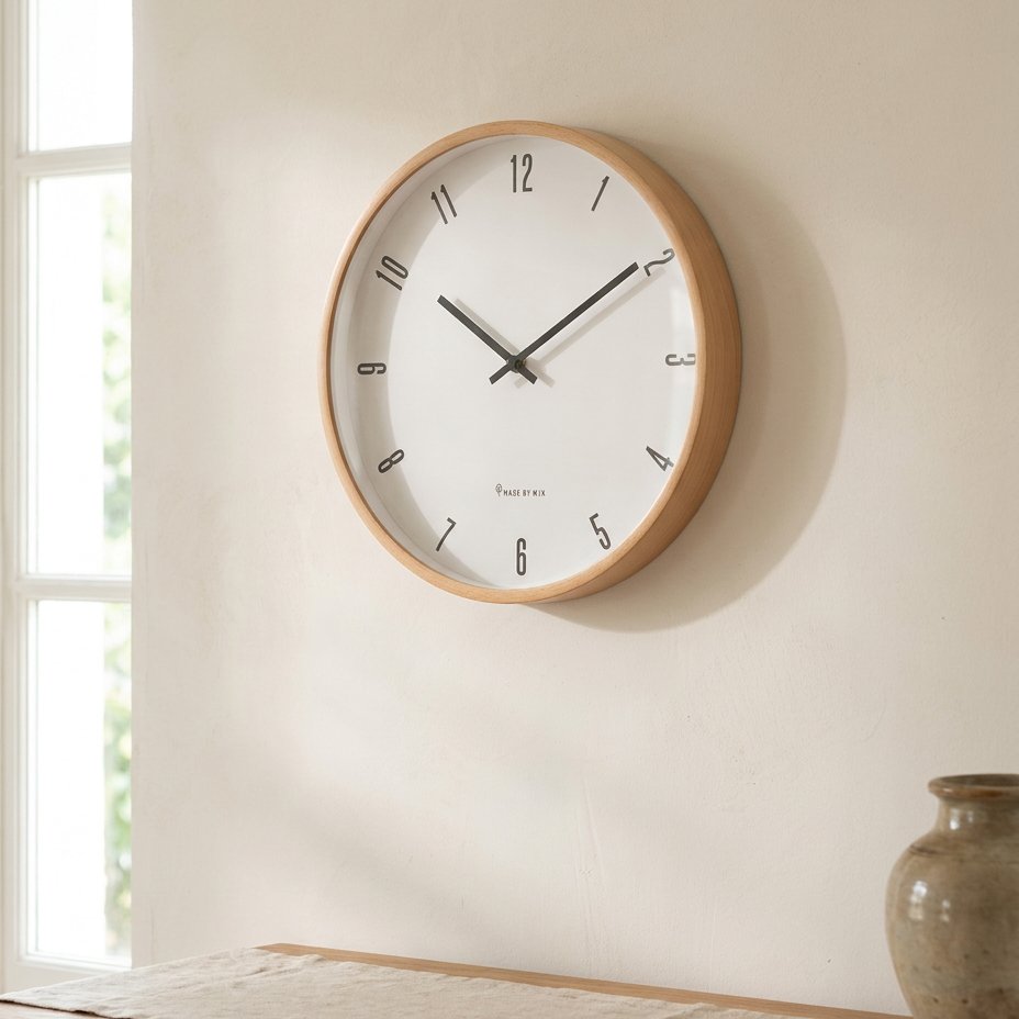Horloge Murale Bois Naturelle