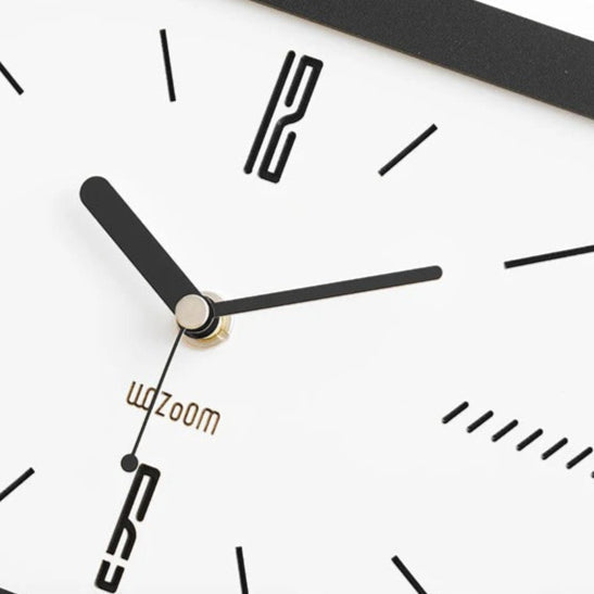 Horloge Murale Hexagonale Bois