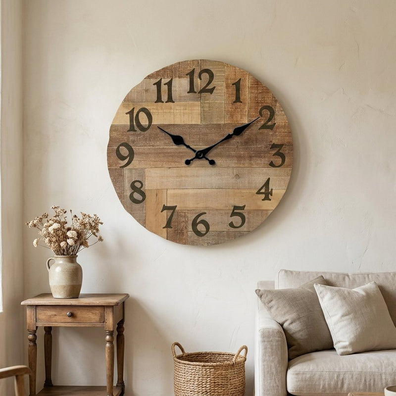 Horloge Murale Bois Vintage