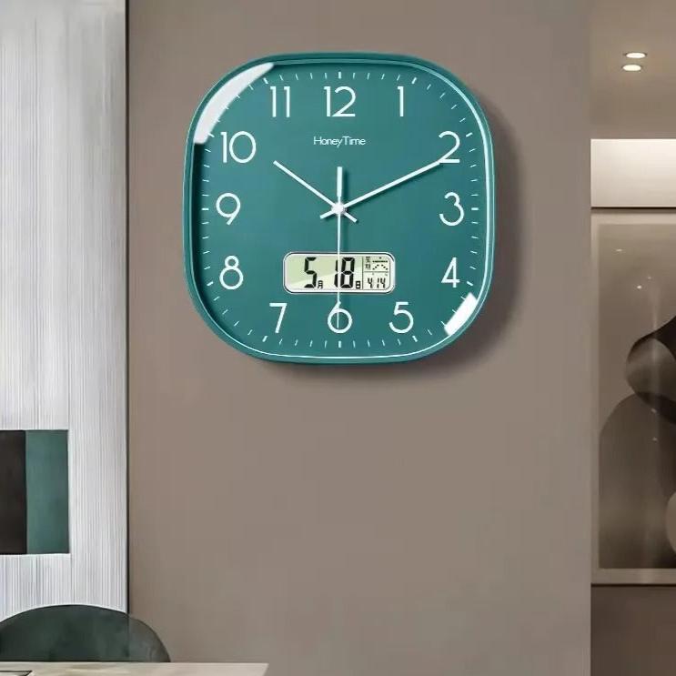 Horloge Murale Digitale Carrée