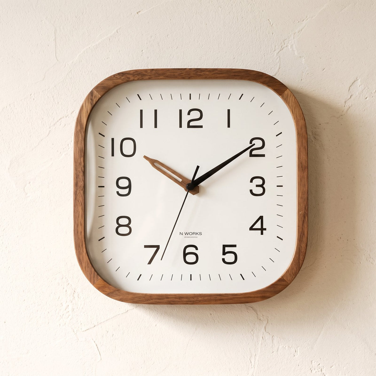 Horloge Murale Carrée Bois