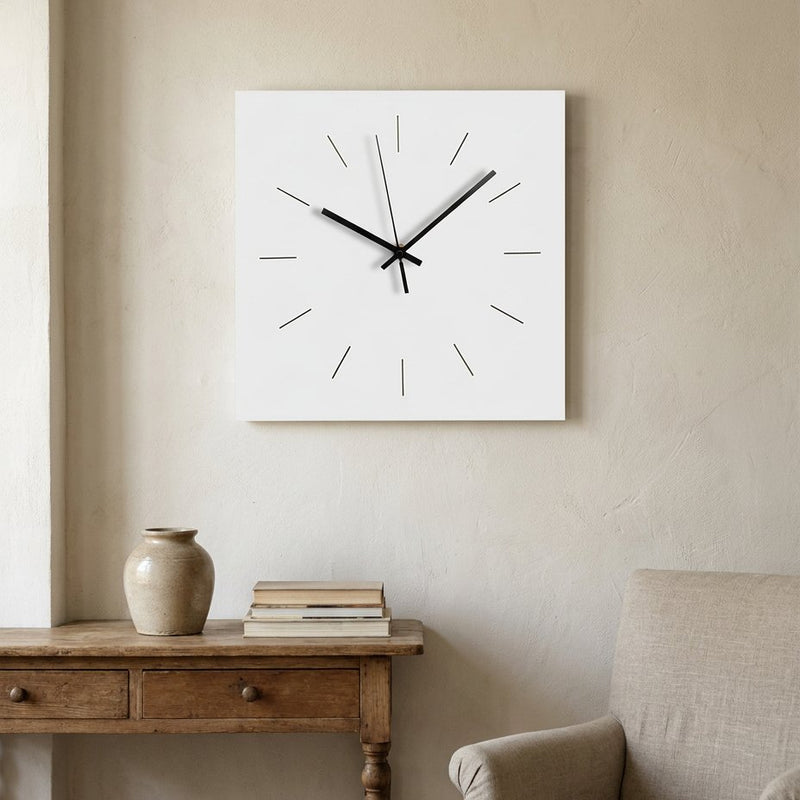 Horloge Murale Carrée Moderne
