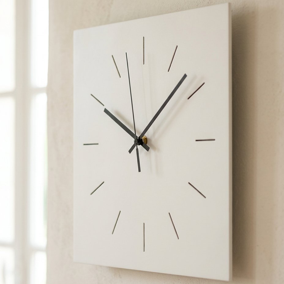 Horloge Murale Carrée Moderne