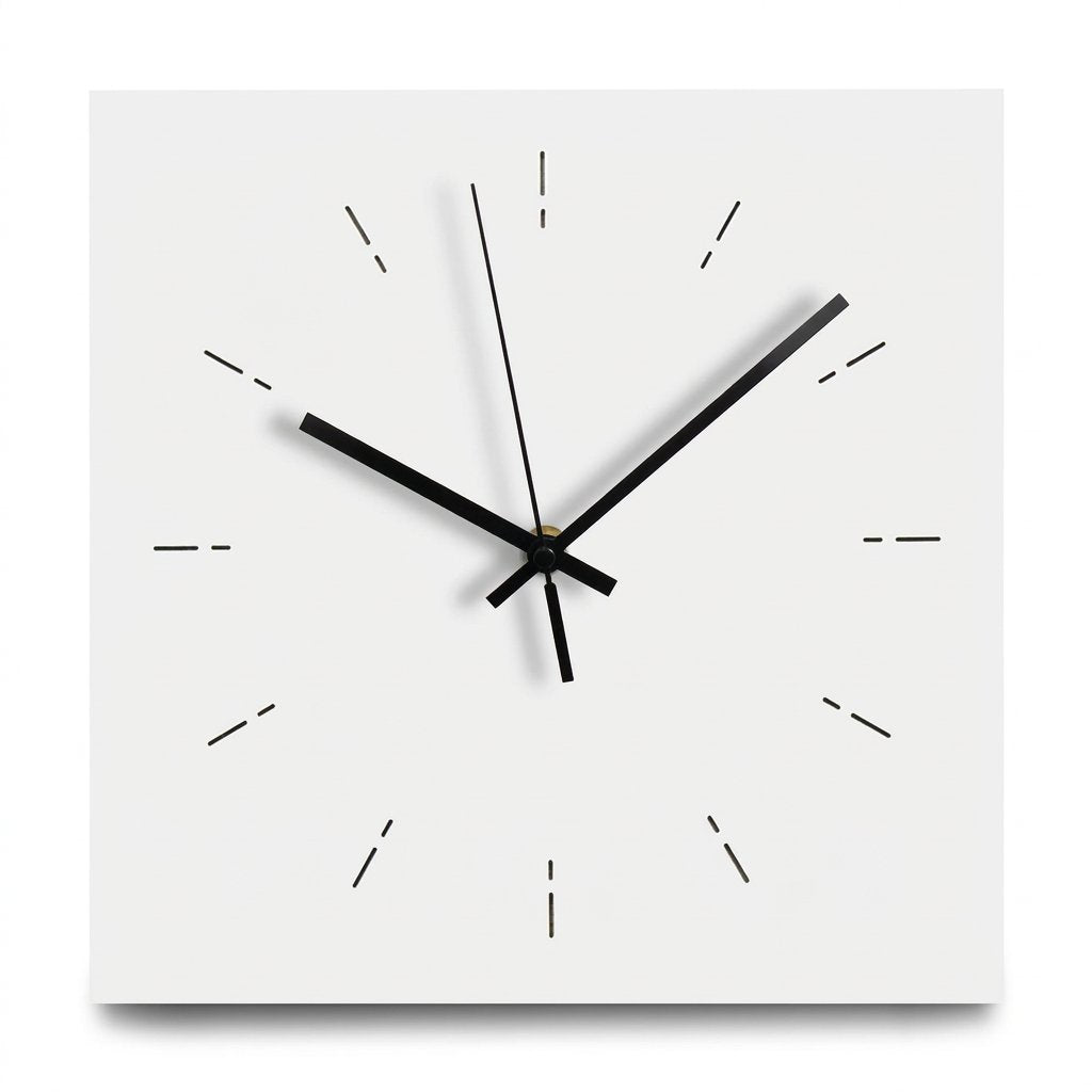 Horloge Murale Carrée Moderne