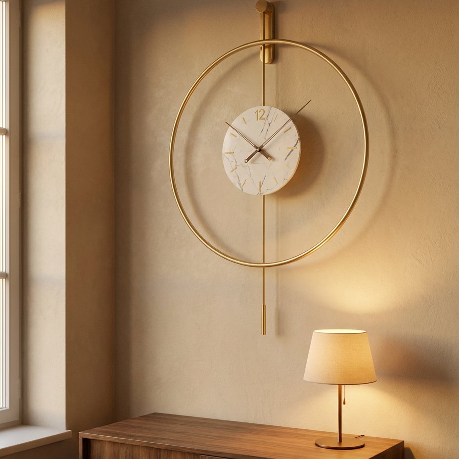 Horloge Murale Cercle Design