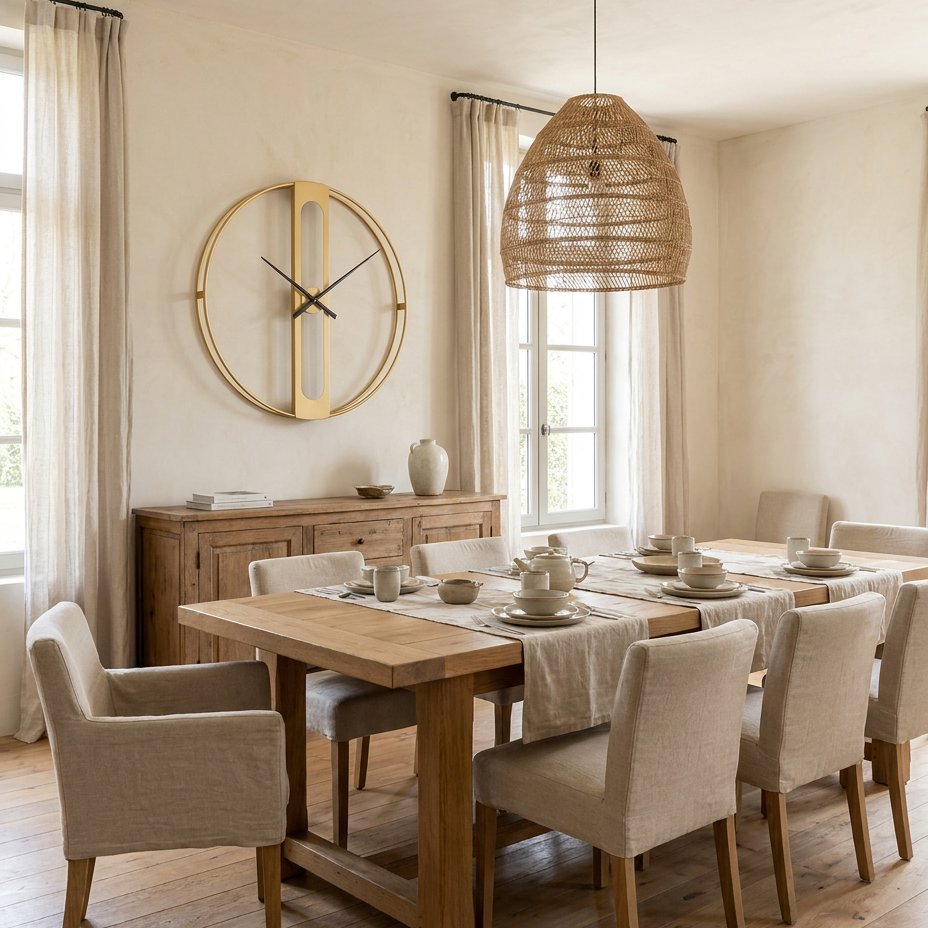Horloge Murale Cercle Design