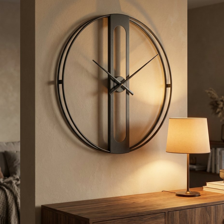 Horloge Murale Cercle Design