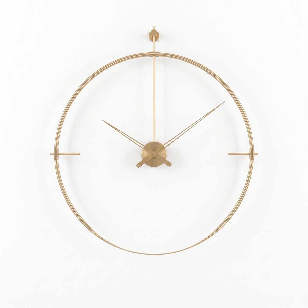 Horloge Murale Cercle Doré