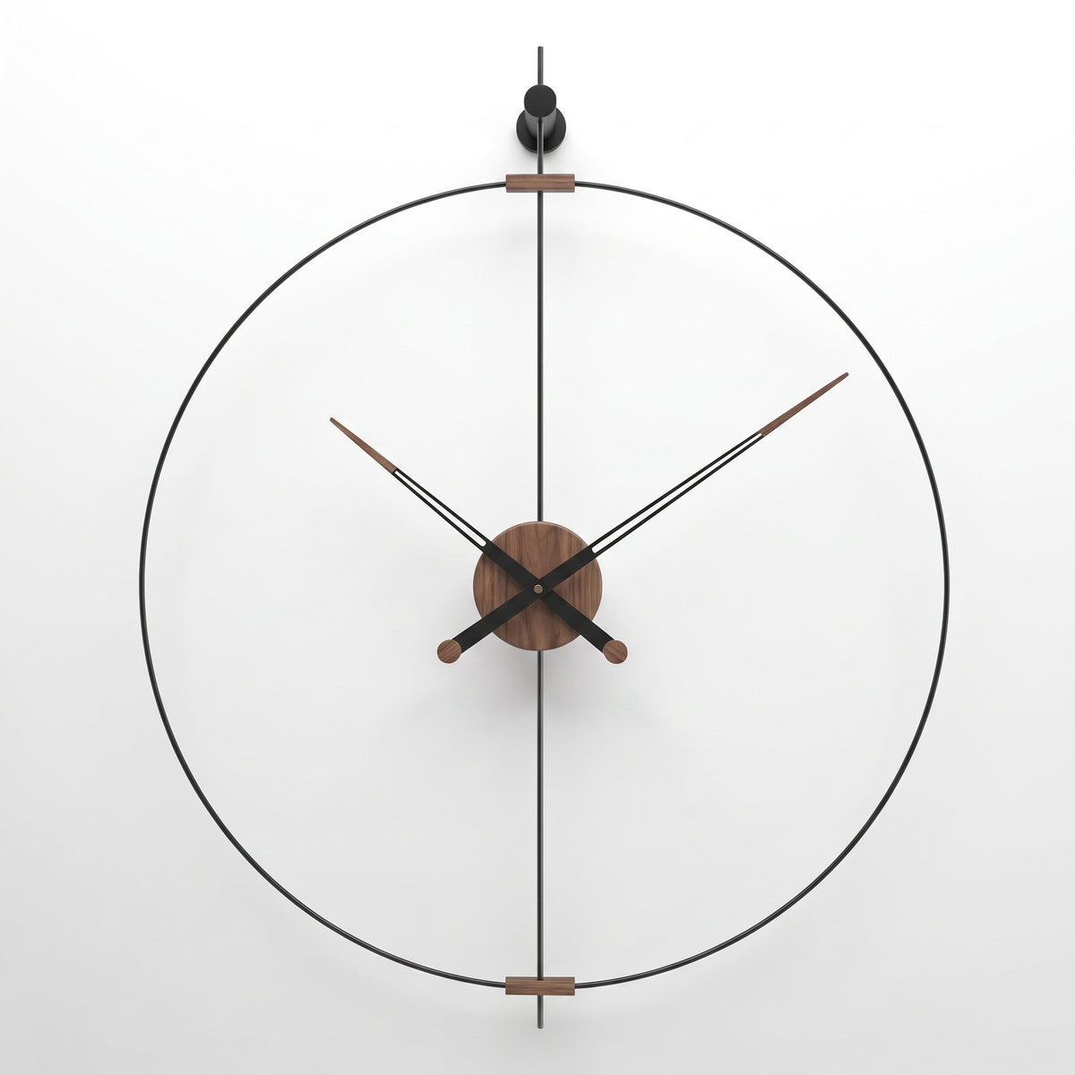 Horloge Murale Cercle Doré