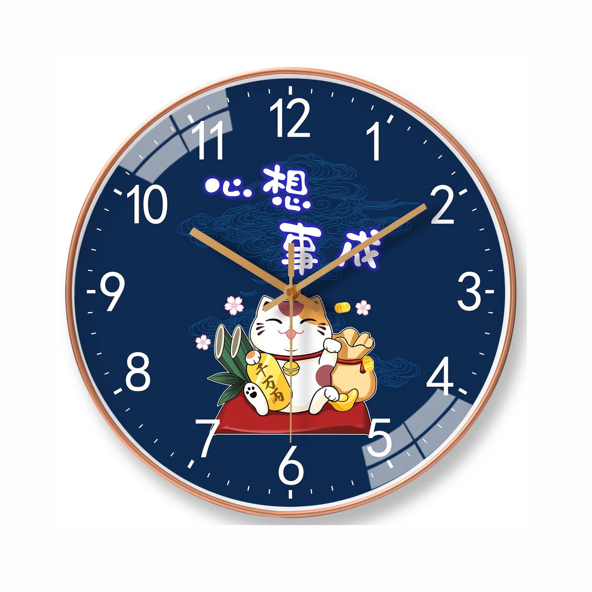 Horloge Murale Chat Maneki