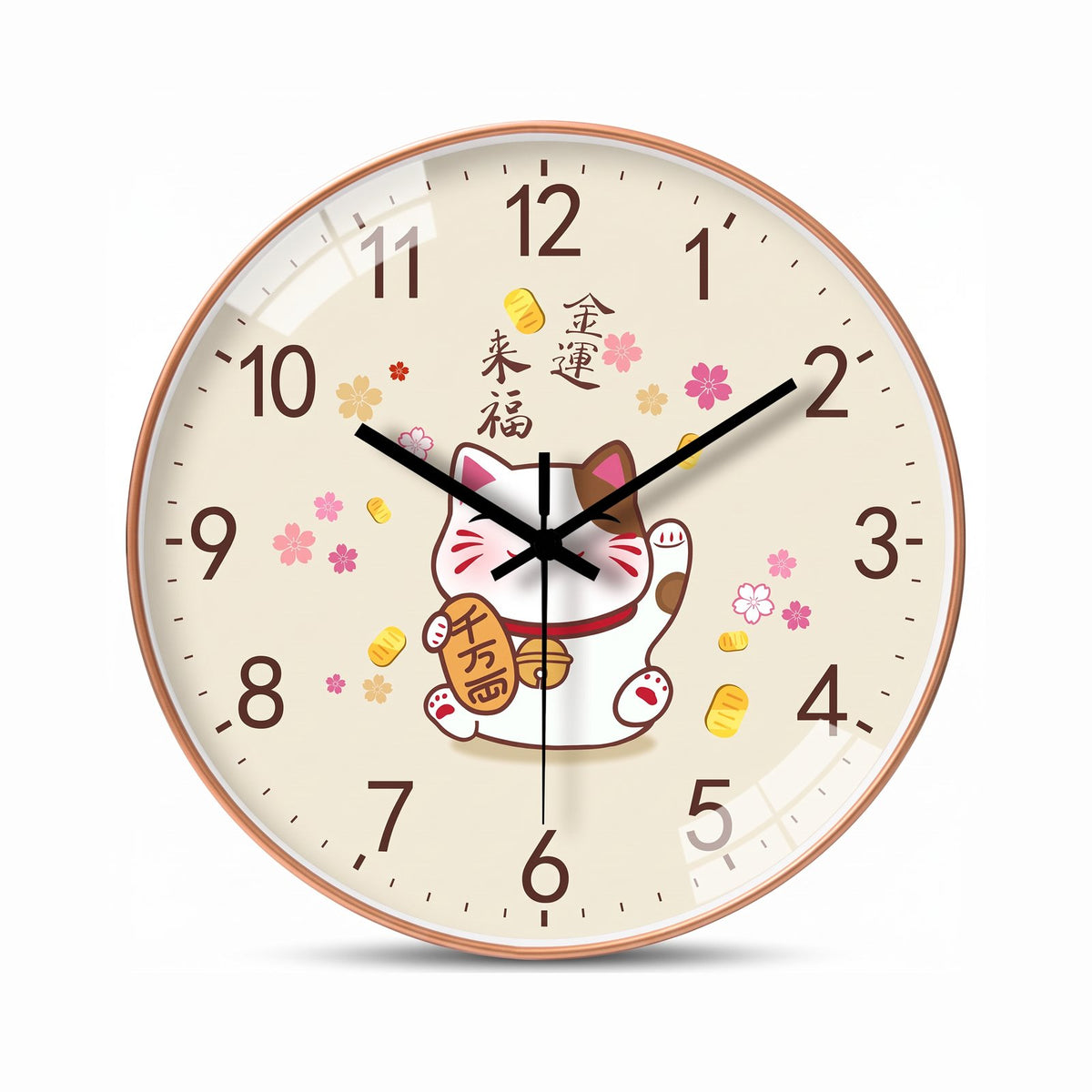 Horloge Murale Chat Maneki