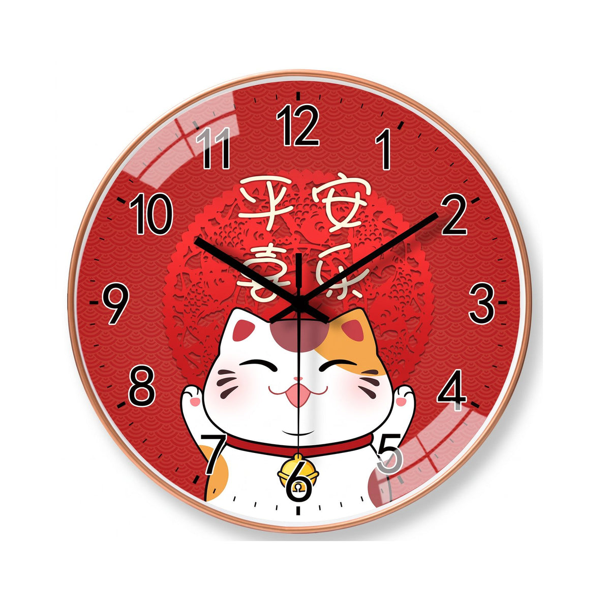Horloge Murale Chat Maneki