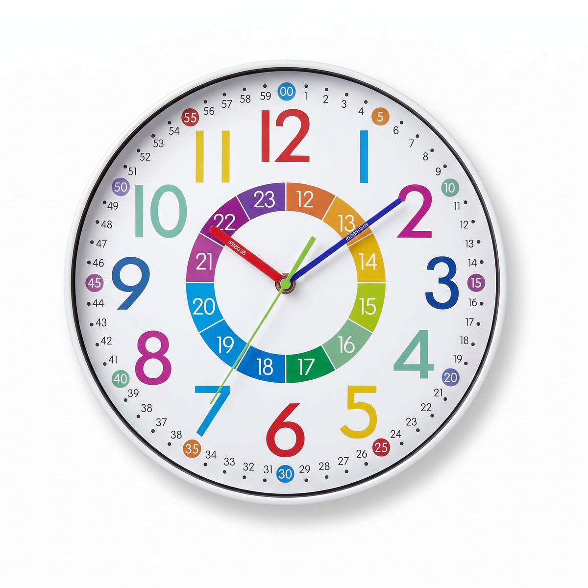 Horloge Murale Colorée