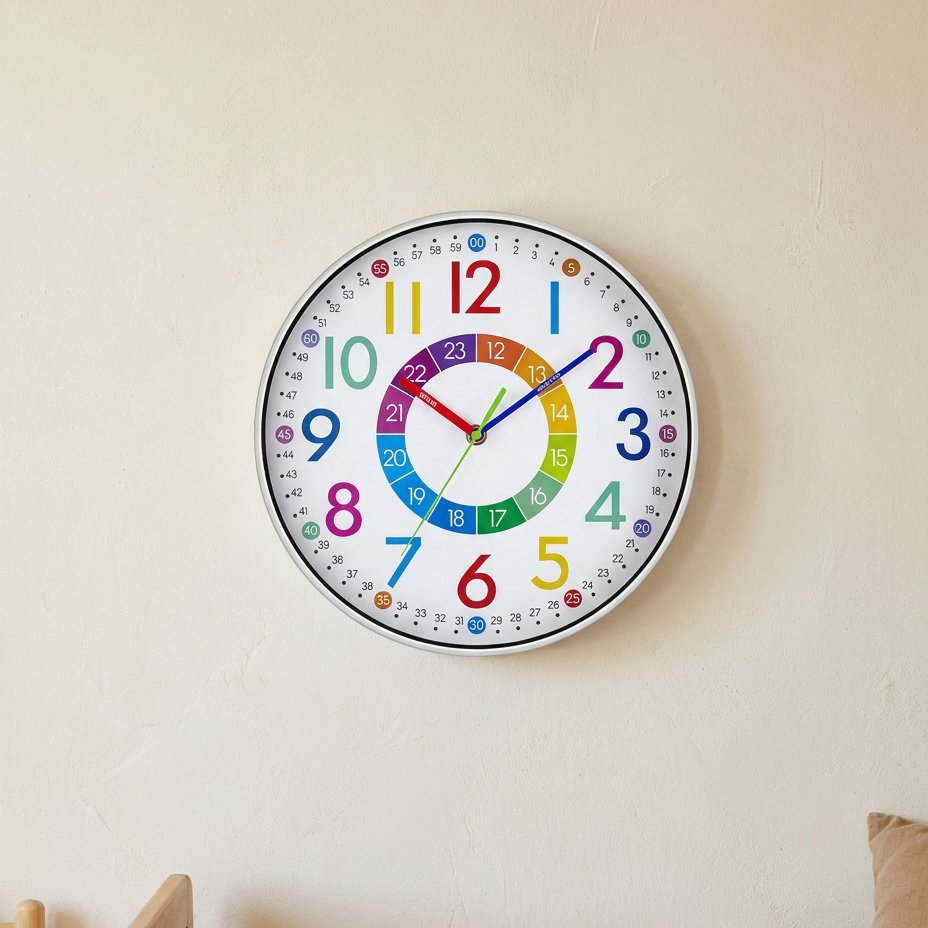 Horloge Murale Colorée