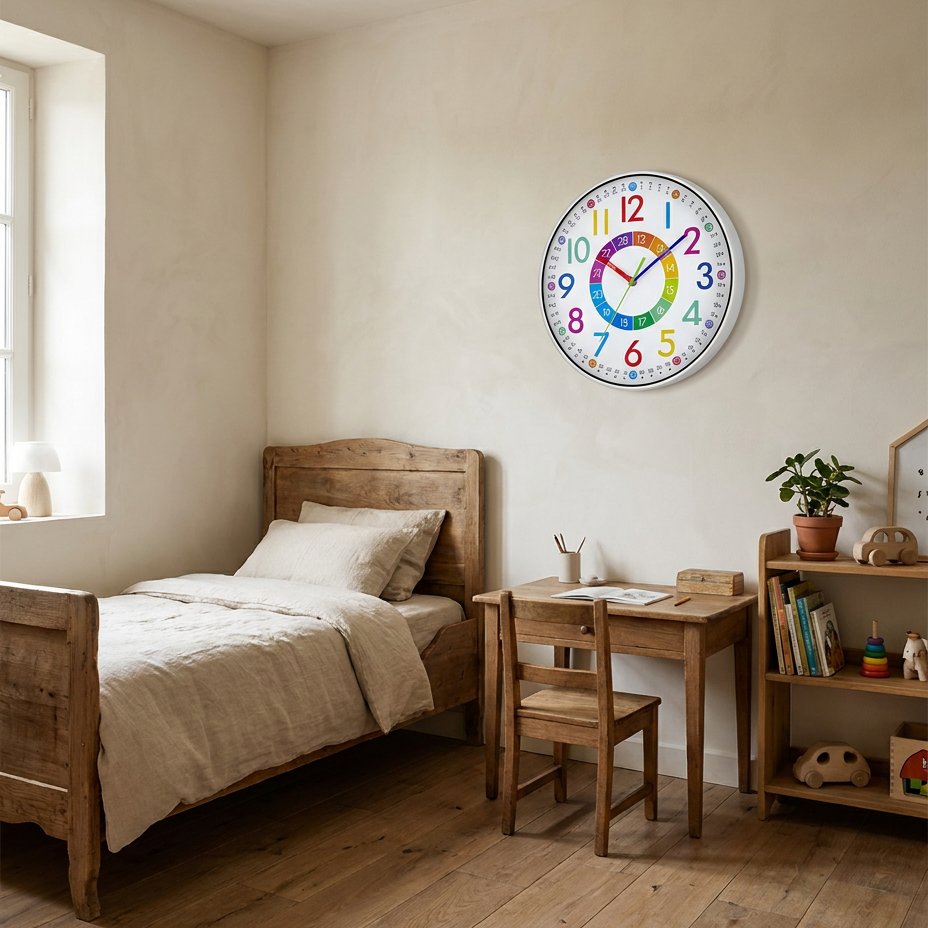 Horloge Murale Colorée