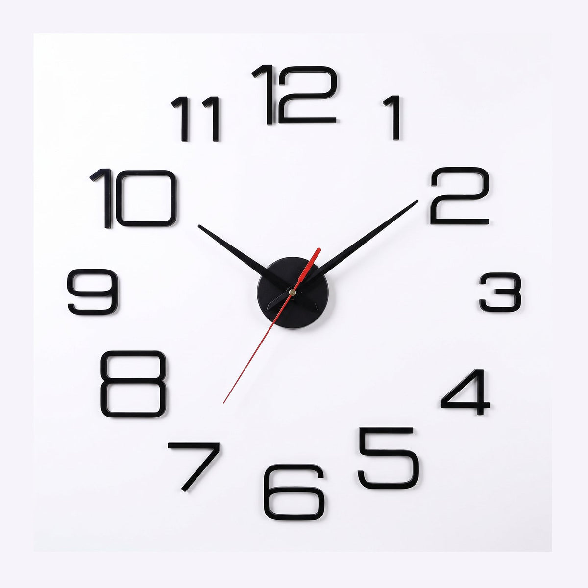 Horloge Murale Grand Chiffres Modernes