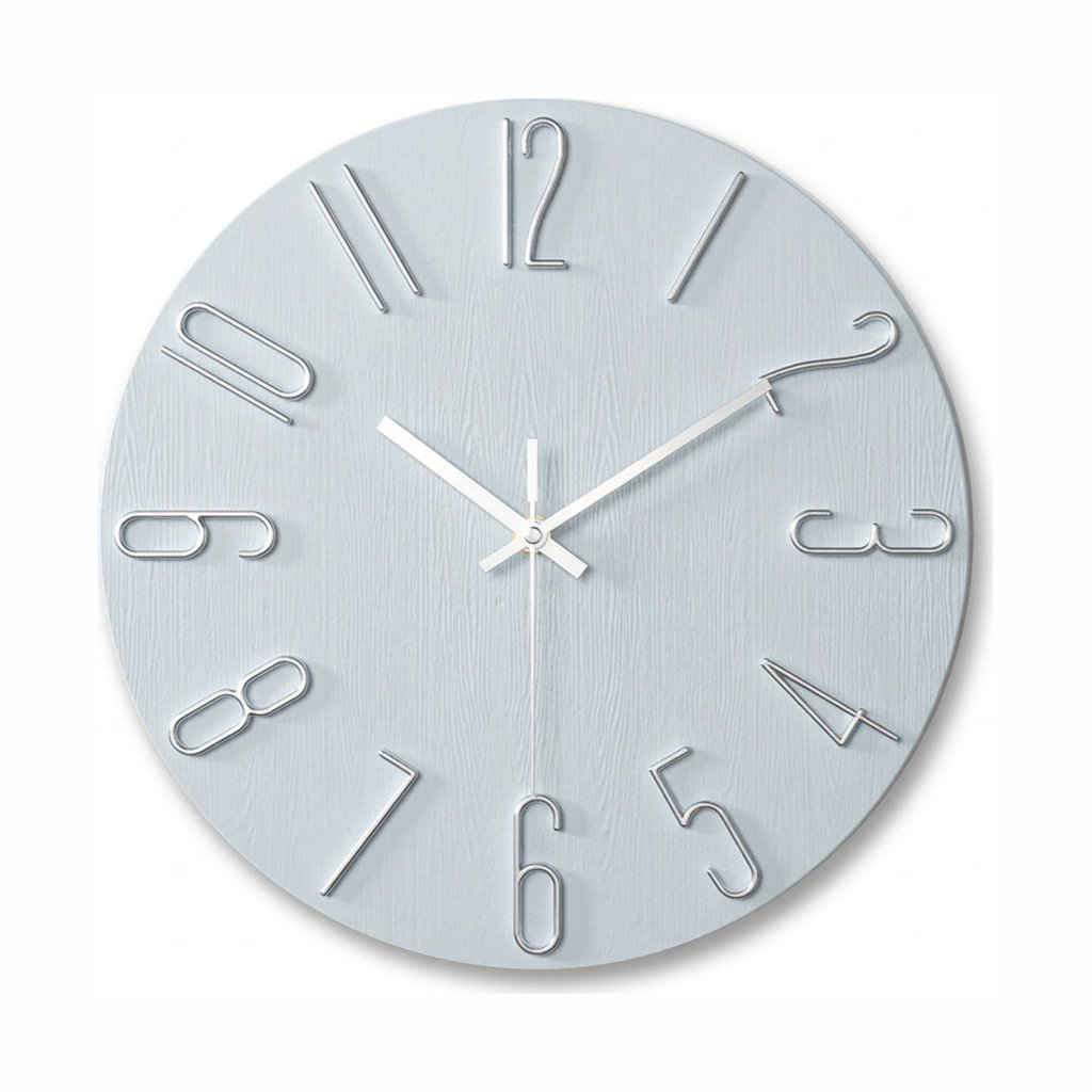 Horloge Murale Chiffres Or