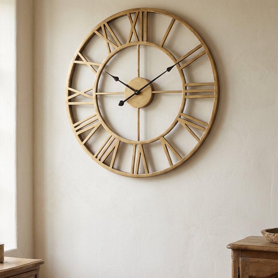 Horloge Murale Chiffres Romains