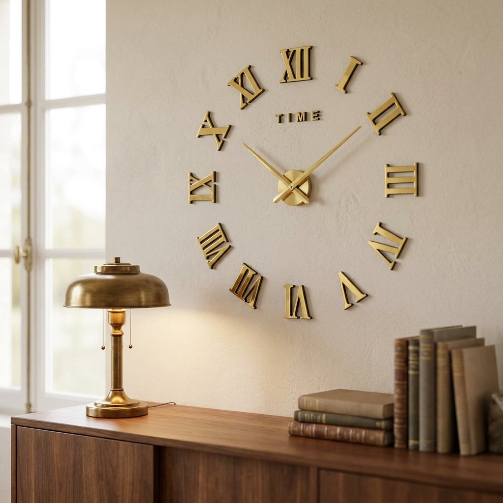 Horloge Murale Chiffres Romains