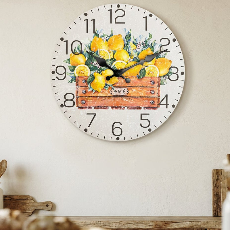 Horloge Murale Citron