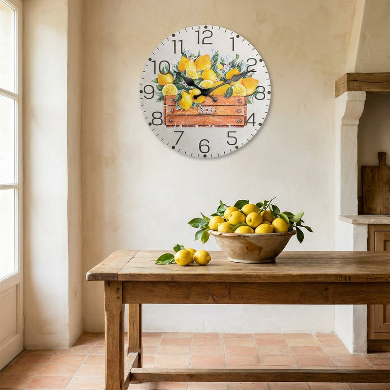 Horloge Murale Citron