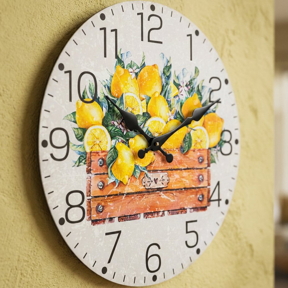 Horloge Murale Citron