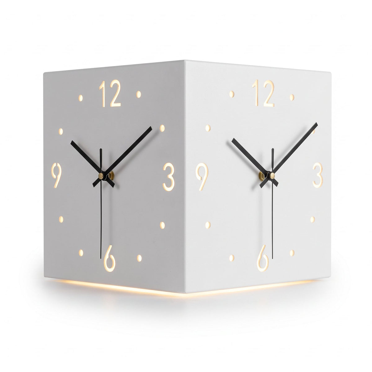 Horloge Murale Coin LED