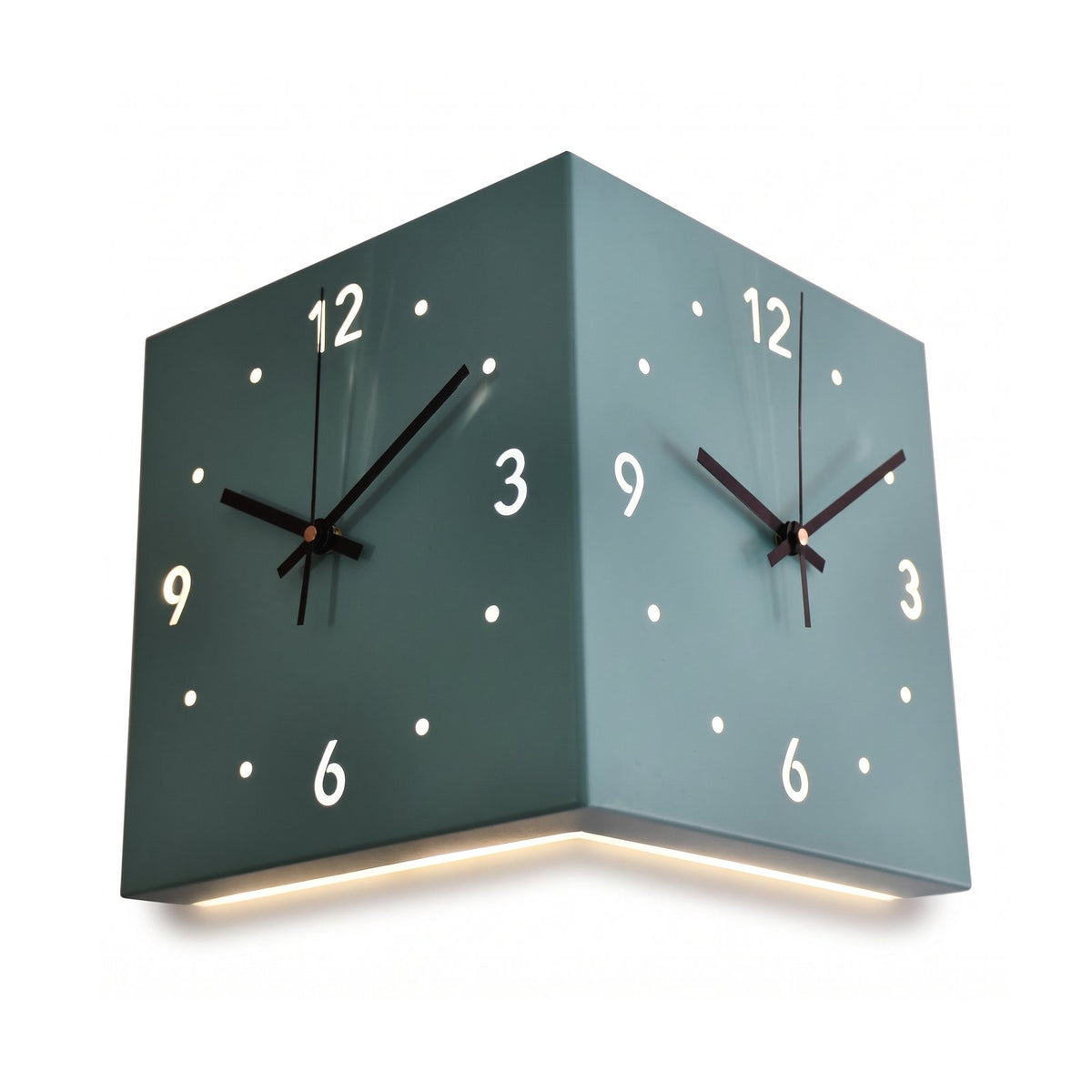 Horloge Murale Coin LED
