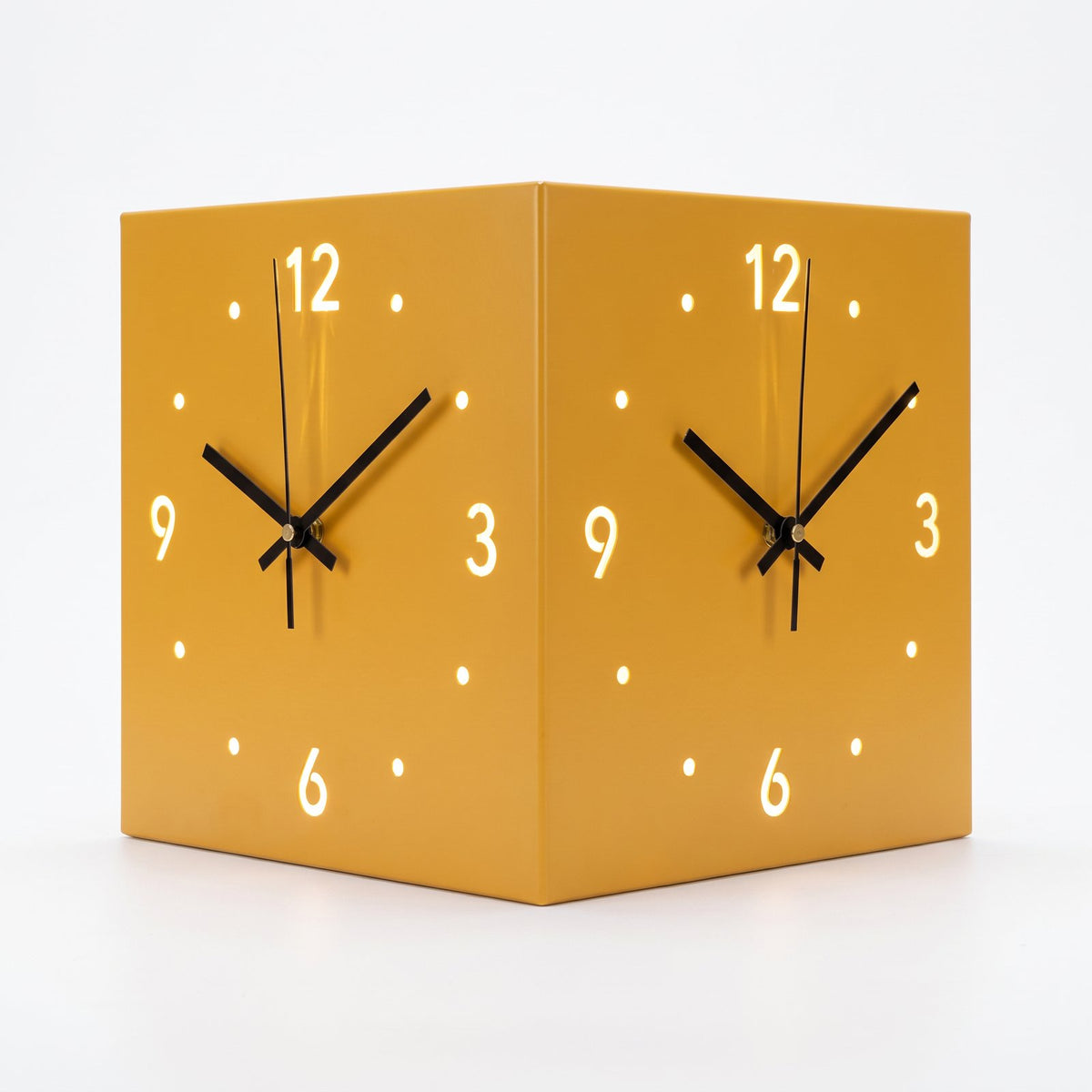 Horloge Murale Coin LED