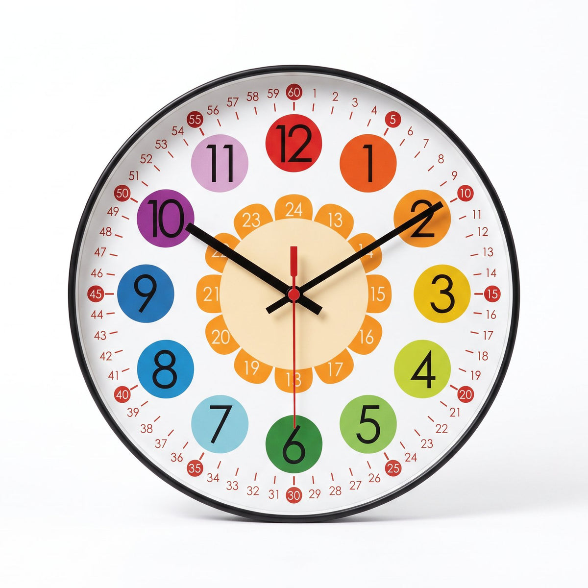 Horloge Murale Couleurs